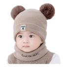 Gorro Infantil Com Protetor De Pescoço Touca Cachecol Boné