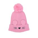 Gorro Infantil Feminino Kukiê Bichinho Tricot Rosa - 68142