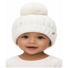 Gorro Infantil Menina Infanti Tricot Off White - 86399