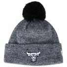 Gorro New Era Chicago Bulls NBA Lã Cinza Mescla Pompom