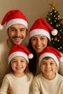 Gorro Papai Noel Elegância Vermelho Touca Natal