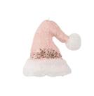 Gorro Papai Noel Pendente Rosa 12cm Decoracao Natal