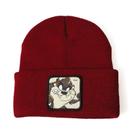 Gorro Tazs Winter Warm Hats, tricotado, desleixado, com algemas, boné A