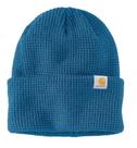 Gorro tejido tipo waffle para hombre Carhartt color azul horizonte