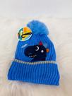 Gorro Touca Dinossauro Forrado Infantil (2 ao 7 anos) Menino Para Frio