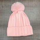 Gorro/ Touca Infantil Com 1 Pompom Lisa Forrada Por Dentro Para o Inverno Menino e Menina Moda Novo 2024 Toca de Frio