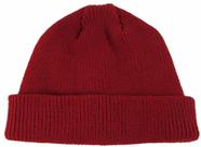 Gorro Touca Lenhador Marinheiro Canelada Adulto Unissex Vermelha
