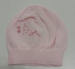 Gorro tricô rosa M