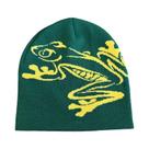 Gorro Unissex Com Estampa De Sapo, Chapéu De Inverno De Malha Elástica Para Esportes Ao Ar Livre,