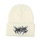 Gorros De Inverno Unissex Quentes, Estilo Gótico Punk, Toucas De Malha 100% Acrílico, Moda Gorros De Inverno Unissex Quentes, Estilo Gótico Punk, Toucas De Malha 100% Acrílico, Moda