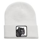 Gorros Panthers Winter Warm Knit Slouchy Cuffed Skull C