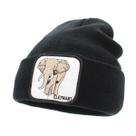 Gorros quentes de inverno da Elephants, tricotados, desleixados, com algemas