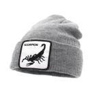 Gorros quentes de inverno Scorpions, tricotados, desleixados, com algemas