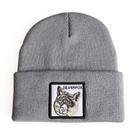 Gorros quentes de inverno Silver Foxs, tricotados, desleixados, com algemas