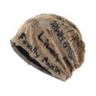 Gorros Unissex Vintage Com Estampa De Letras Desgastadas, Forrados Com Fleece Quente Para Primavera,