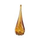Gota de Murano Grande Adorno Decorativo - Laradore Âmbar Gota de Murano Grande Adorno Decorativo - Laradore Âmbar
