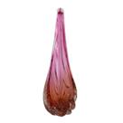 Gota Decorativa de Murano Pequena - Laradore Rosa e Âmbar