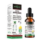 Gotas Africanas Com Arginina, Taurina, Ácido Aspártico, Boro, Zinco Em Gotas Rápida Absorção 30ml Nutri Salus