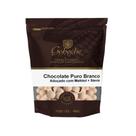 Gotas Chocolate Puro Branco Gobeche Adoçado com Maltitol e Stevia 400g