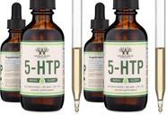 Gotas Líquidas de 5-HTP Double Wood 50 mg 60 porções, pacote com 2 Gotas Líquidas de 5-HTP Double Wood 50 mg 60 porções, pacote com 2
