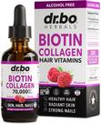 Gotas Líquidas de Biotina e Colágeno DR. BO 60 ml Sabor Framboesa