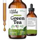 Gotas líquidas de extrato de chá verde Wild & Organic 120 ml de 2 meses