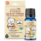 Gotas líquidas de vitamina D3 K2 para bebês 400 UI veganas 90 gotas