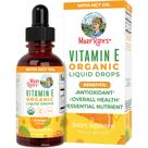Gotas líquidas de vitamina E MaryRuth Organics 60 ml, suprimento para 2 meses