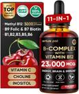 Gotas líquidas do complexo de vitaminas B Venture Pal 11 em 1 23 mL Gotas líquidas do complexo de vitaminas B Venture Pal 11 em 1 23 mL