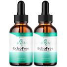 Gotas para a saúde dos ouvidos Syvor Echo Free Máxima Potência 60 ml, pacote com 2