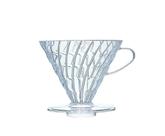 Gotejador de café Hario V60 de plástico tamanho 03 para 1-6 xícaras transparente Gotejador de café Hario V60 de plástico tamanho 03 para 1-6 xícaras transparente