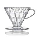 Gotejador de café Hario V60 Plastic 02 transparente para 1-4 xícaras