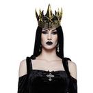 Gothic Dark Raven Crown para cosplay e eventos temáticos