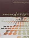 Governança qualidade da democracia e politicas publicas - UFRJ - UNIVERSIDADE FEDERAL DO RIO DE JANEIRO