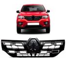 Grade Central Kwid 2017 A 2020 Preta Com Borda Cromada