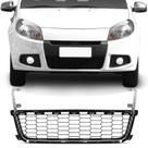Grade Central P/Choque Dianteiro Renault Sandero 2012/2014 c/Friso Cromado Grade Central P/Choque Dianteiro Renault Sandero 2012/2014 c/Friso Cromado