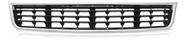 Grade Central Parachoque Dianteiro Audi A4 2002 2003 2004 Preto Friso Cromado