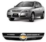 Grade Central Radiador Astra 2003 A 2011 C/ Friso Cromado + Emblema