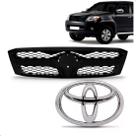 Grade Com Emblema Hilux 2005 2006 2007 2008 C/ Friso Cromado Grade Com Emblema Hilux 2005 2006 2007 2008 C/ Friso Cromado
