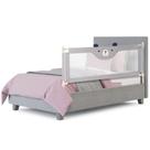 Grade de Cama BABY JOY 175 cm Ajustável e Dobrável para Segurança Grade de Cama BABY JOY 175 cm Ajustável e Dobrável para Segurança