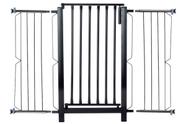 Grade De Porta Para Crianças E Pets Para 106cm A 110cm - Preto