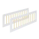 Grade de Proteção Dupla Wave Casatema Branco/Natural