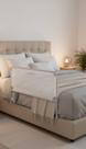 Grade de Proteção para Cama Dobrável Aço Branca 88cm Grade de Proteção para Cama Dobrável Aço Branca 88cm