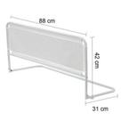 Grade De Proteção Para Cama infantil c/Tela cor branco