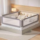 Grade de Proteção para Cama PurePapoose 3 Peças para Cama de Casal, Ajustável