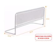 Grade de proteção segurança p/ cama simples ii -criança e idoso - ninos
