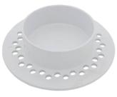 Grade de ralo em PVC 19,7 cm para tampa de sifão tipo Bell Trap