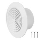 Grade de Ventilação de Teto Redonda 10 cm em Plástico com Tela