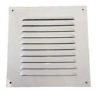 Grade De Ventilação Em Alumínio 25 X 25 Branca