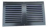 Grade De Ventilação Em Alumínio 42 X 25 Preto